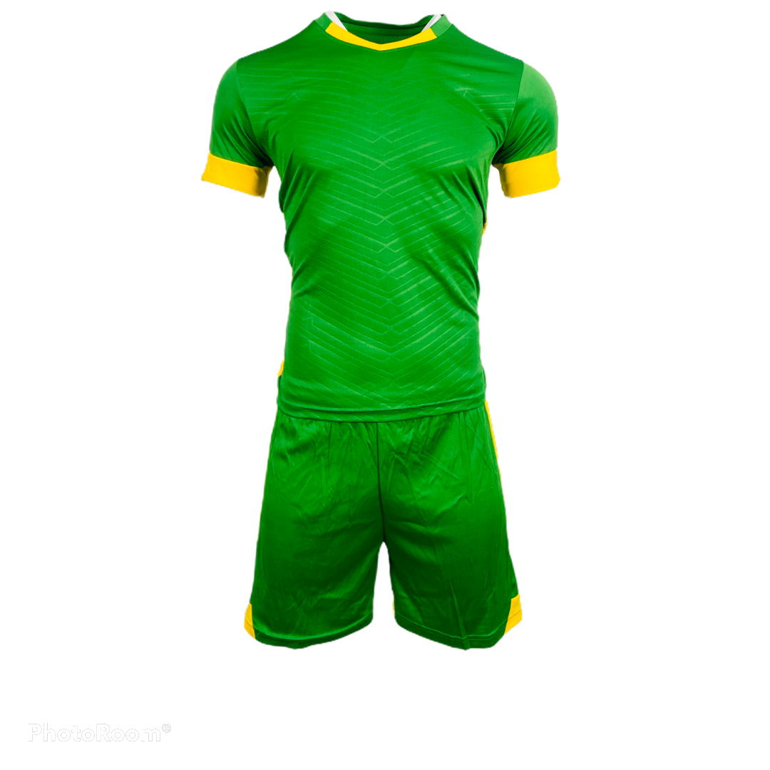 Mens Mexico Soccer Kit Premium Combo Emerald/Gold