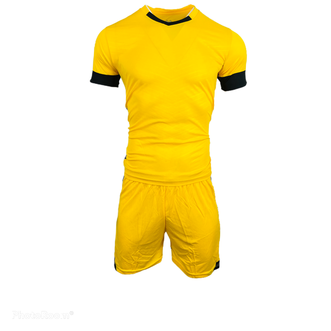 Mens Mexico Soccer Kit Premium Combo Gold/Black